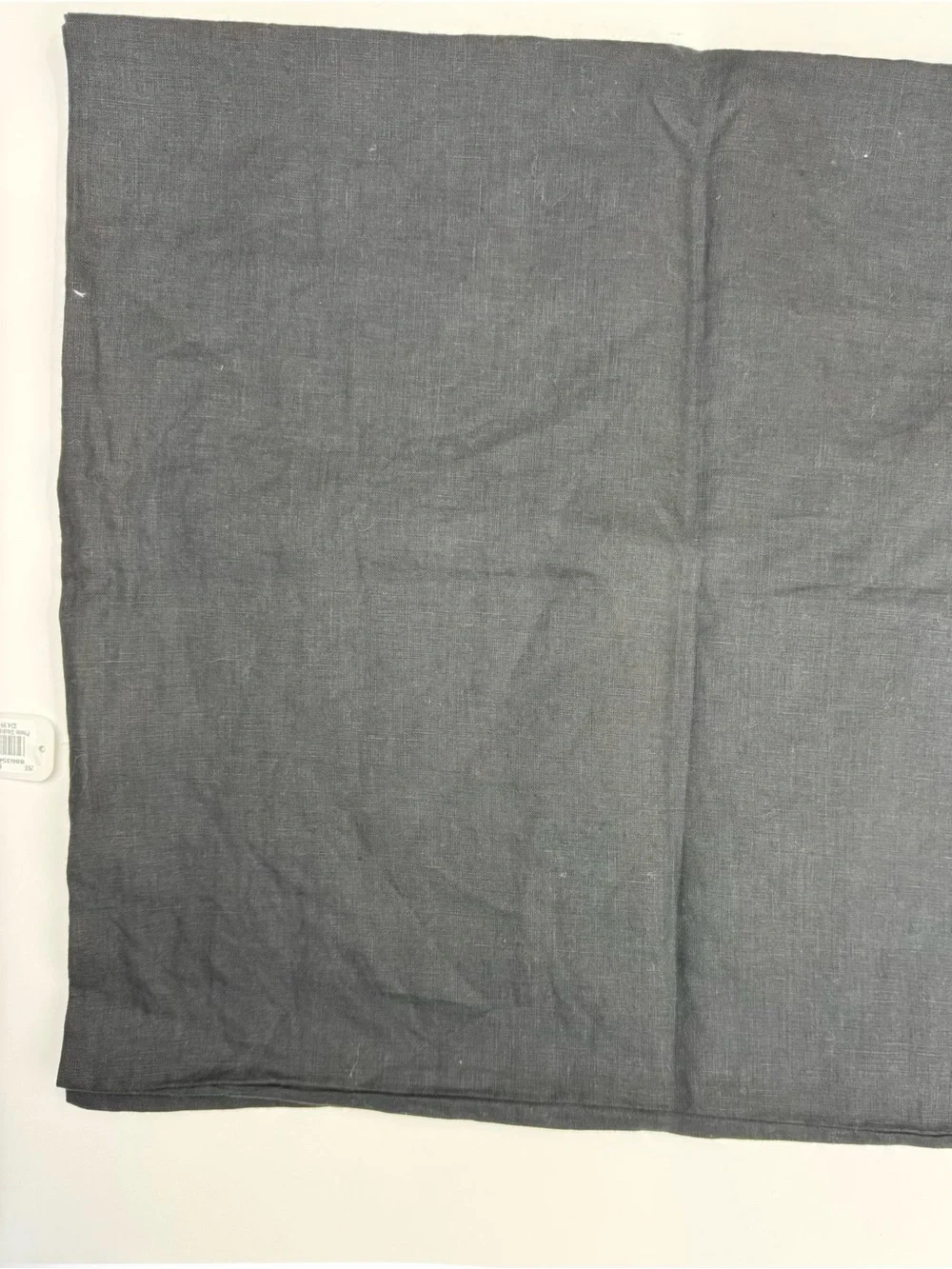 POTTERY BARN Belgian Linen Shams Black (3) Euro & King